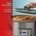 BLACK+DECKER 7-Quart Digital Slow Cooker with Probe