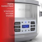 BLACK+DECKER 7-Quart Digital Slow Cooker with Probe