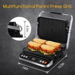 Taylor Swoden 10-in-1 Electric Panini Press Grill