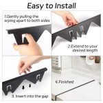 Stainless Steel Stove Counter Gap Cover - 2 Pack