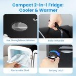 HealSmart 4L Mini Fridge Cooler & Warmer