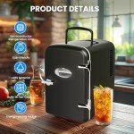 HealSmart 4L Mini Fridge Cooler & Warmer