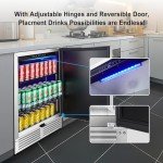 BODEGA 24" Weatherproof Outdoor Beverage Fridge