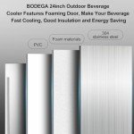 BODEGA 24" Weatherproof Outdoor Beverage Fridge