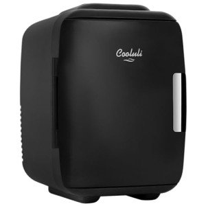 Cooluli Mini Fridge: Portable Cooler & Warmer, Black