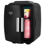 Cooluli Mini Fridge: Portable Cooler & Warmer, Black