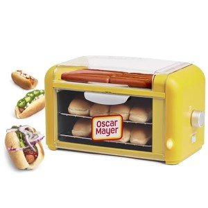 Extra Large Hot Dog Roller and Bun Toaster