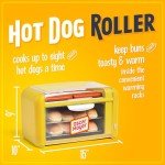 Extra Large Hot Dog Roller and Bun Toaster