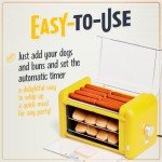 Extra Large Hot Dog Roller and Bun Toaster