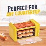 Extra Large Hot Dog Roller and Bun Toaster