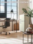 Anypro Retro Mini Fridge with Freezer - 3.2 Cu.Ft