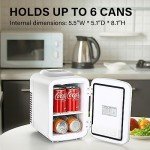 Portable Mini Fridge – 4L Cooler and Warmer