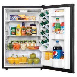 Roomwell Mini Countertop Refrigerator - 4.4 cu.ft. Black
