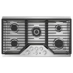 GE 36-Inch Stainless Steel Gas Cooktop