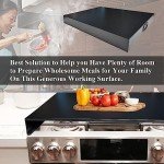 Large Stainless Steel Noodle Board Cooktop Cover