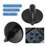 Aynaxcol 4 Pack Black Gas Range Knobs