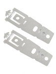 2-Pack Rustproof Stainless Steel Dishwasher Mounting Brackets