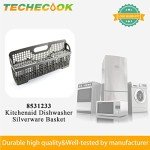 Universal Dishwasher Silverware Basket Replacement for Whirlpool