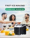 Silonn Portable Ice Maker - 9 Cubes in 6 Minutes