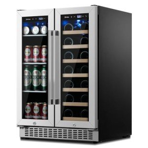 Friduo 24" Dual Zone Wine & Beverage Cooler