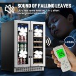 Friduo 24" Dual Zone Wine & Beverage Cooler