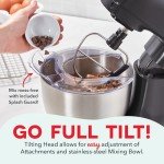 DASH 3.5qt Tilt-Head Stand Mixer with Attachments