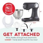 DASH 3.5qt Tilt-Head Stand Mixer with Attachments