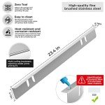 Stainless Steel Stove Gap Covers - 23.4" Silver