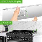 Stainless Steel Stove Gap Covers - 23.4" Silver