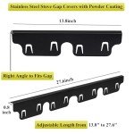 Stainless Steel Extra Long Stove Gap Covers