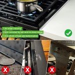 Stainless Steel Stove Gap Covers - 23.4" Silver