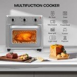 Panana 6-in-1 Compact Air Fryer Toaster Oven