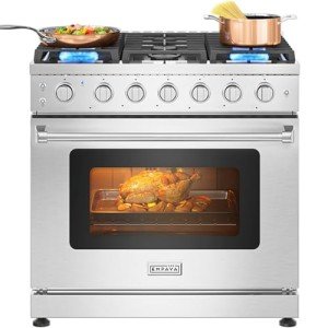 Empava 36" Gas Range with True Convection Oven