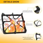 4-Pack Gas Stove Burner Grates with Protectors