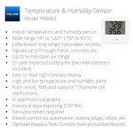 YoLink Wireless Temperature & Humidity Sensors - 3-Pack