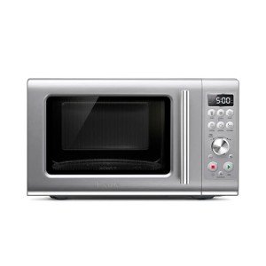 Breville Compact Wave Soft Close Microwave - Silver