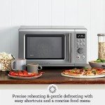 Breville Compact Wave Soft Close Microwave - Silver