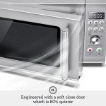 Breville Compact Wave Soft Close Microwave - Silver