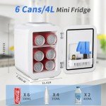 YASHE 4L Mini Fridge for Skincare and Drinks