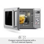 Breville Compact Wave Soft Close Microwave - Silver