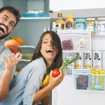 MOLANLY 4-Piece Fridge Door Organizer Set
