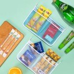 MOLANLY 4-Piece Fridge Door Organizer Set