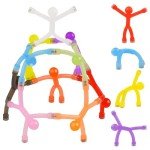 Colorful 10-Pack Humanoid Refrigerator Magnets