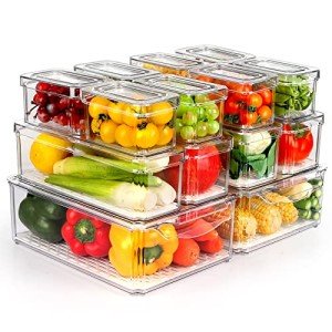 Stackable BPA-Free Fridge Container Set of 14