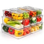Stackable BPA-Free Fridge Container Set of 14
