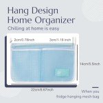 MOLANLY 4-Piece Fridge Door Organizer Set