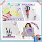 Colorful 10-Pack Humanoid Refrigerator Magnets