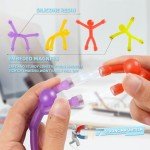 Colorful 10-Pack Humanoid Refrigerator Magnets