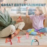 Colorful 10-Pack Humanoid Refrigerator Magnets