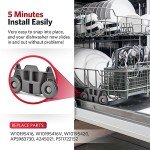 Lower Rack Dishwasher Wheels, 4 Pack Replacement